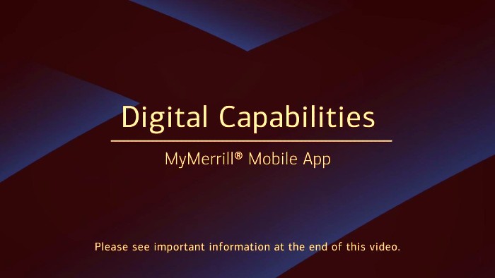 MyMerrill -Capabilities